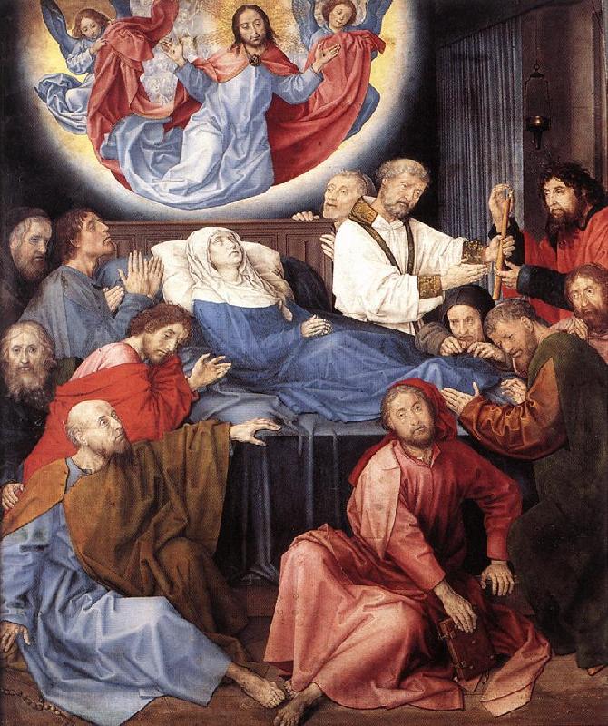 GOES, Hugo van der The Death of the Virgin France oil painting art